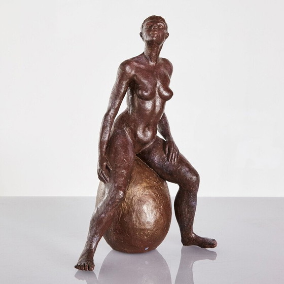 Image 1 of Vintage-Keramik-Frau, 1970