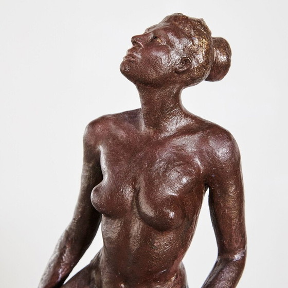 Image 1 of Vintage-Keramik-Frau, 1970