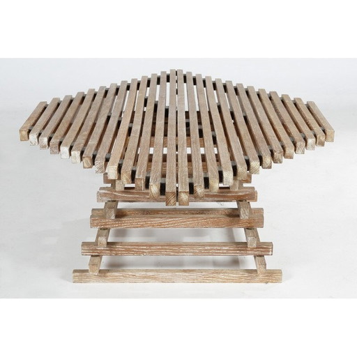 Vintage Couchtisch aus Eichenholz, 1980