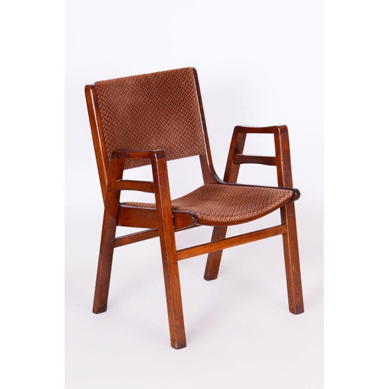 Image 1 of Vintage-Sessel aus Buche, Tschechoslowakei 1950