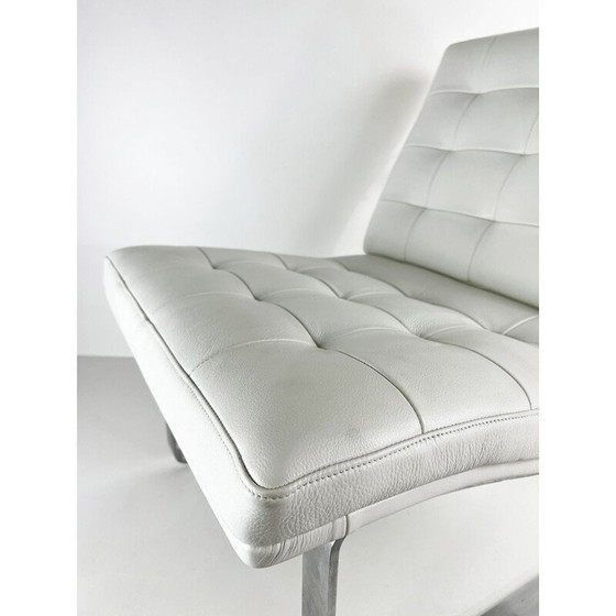 Image 1 of Vintage Moduline Stahlsessel von Ole Gjerløv-Knudsen & Torben Lind für Fritz Hansen, 1980er Jahre