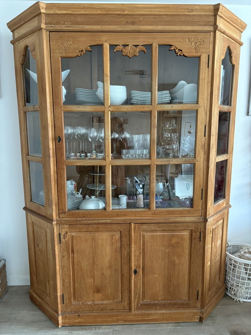 Loods 5 Esszimmerschrank aus Teak und Glas