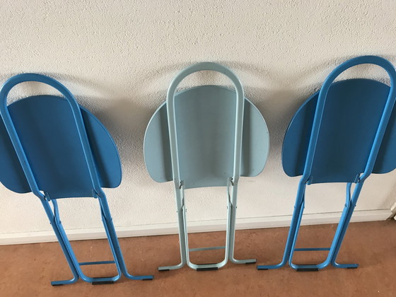 Image 1 of 3x Gastone Rinaldi Dafne Klappstuhl