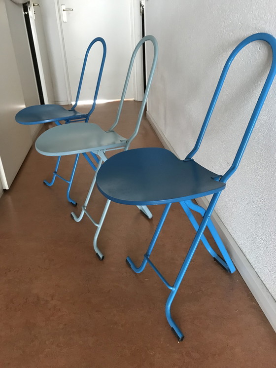 Image 1 of 3x Gastone Rinaldi Dafne Klappstuhl