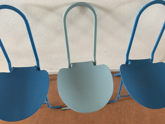 Image 1 of 3x Gastone Rinaldi Dafne Klappstuhl