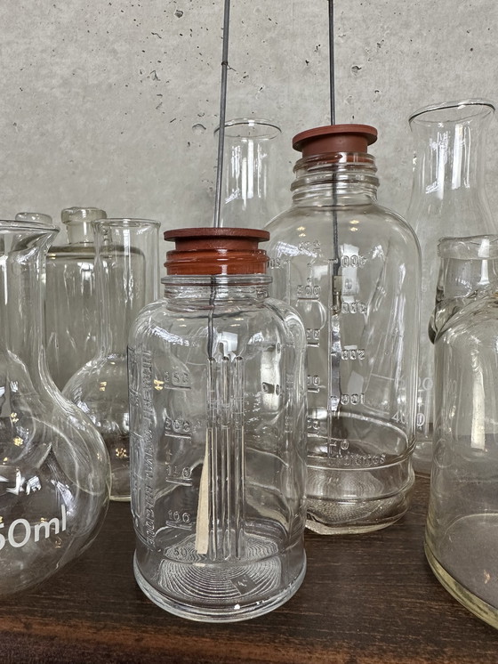 Image 1 of 16x altes Laborglas (Kipp, Fläschchen, ...)