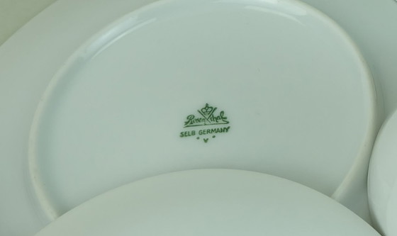 Image 1 of 8-teiliges Mokka-Set Rosenthal Form 2000 Raymond Loewy Decor Falling Leaves