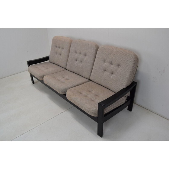 Image 1 of Vintage Dreisitzer-Sofa von Hikor Písek, Tschechoslowakei 1980er Jahre