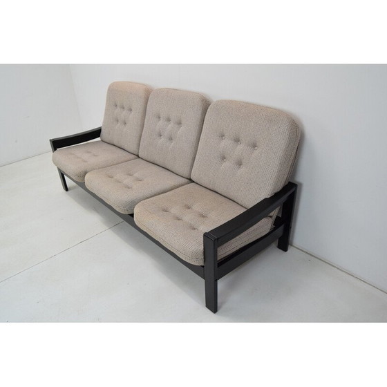 Image 1 of Vintage Dreisitzer-Sofa von Hikor Písek, Tschechoslowakei 1980er Jahre