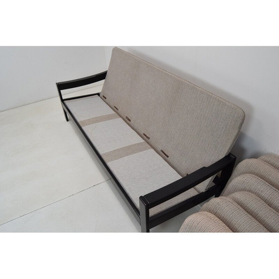 Image 1 of Vintage Dreisitzer-Sofa von Hikor Písek, Tschechoslowakei 1980er Jahre