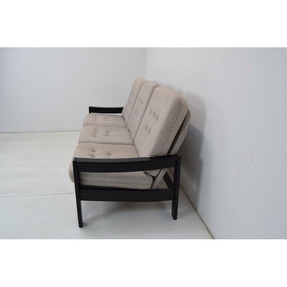 Image 1 of Vintage Dreisitzer-Sofa von Hikor Písek, Tschechoslowakei 1980er Jahre