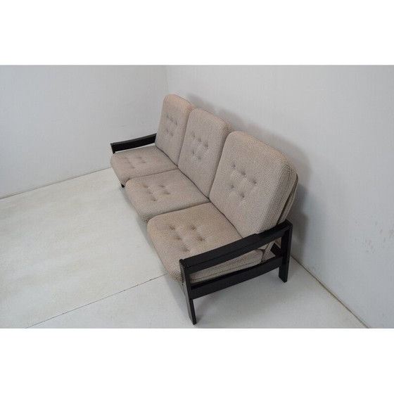 Image 1 of Vintage Dreisitzer-Sofa von Hikor Písek, Tschechoslowakei 1980er Jahre