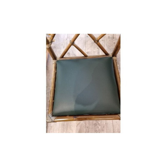 Image 1 of Vintage-Rattan-Essgarnitur, 1980