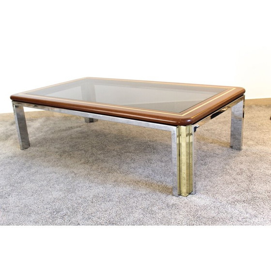 Image 1 of Vintage Couchtisch aus Buche von Romeo Rega, Italien 1970