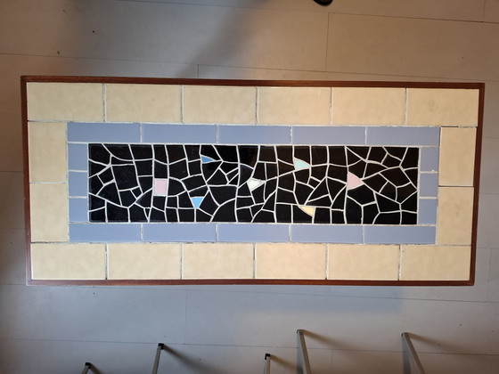 Image 1 of Vintage Mosaik Beistelltisch