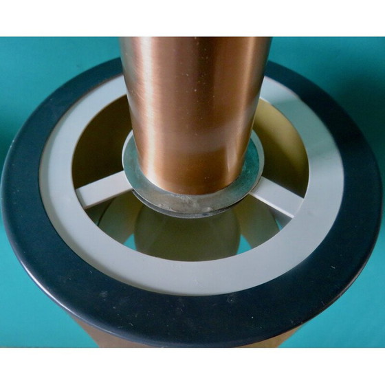 Image 1 of Vintage Doria 3-Licht Aluminium Pendelleuchte, Österreich 1960