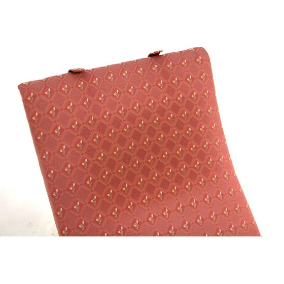 Image 1 of Vintage-Sessel mit Fußstütze aus Teakholz und Stoff, Schweden 1960er Jahre