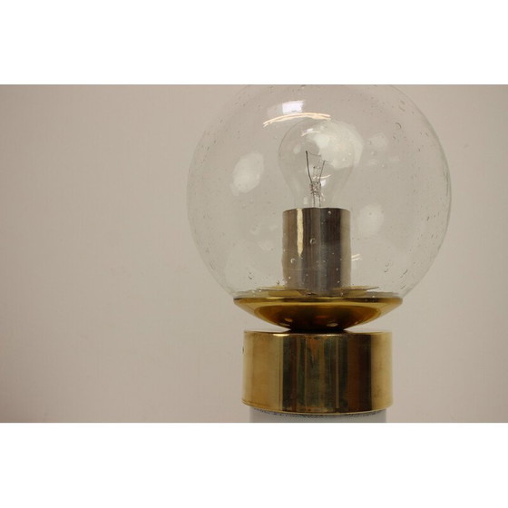 Image 1 of Mid Century Messing Tischlampe von Kamenicky Senov, Tschechoslowakei 1960er Jahre
