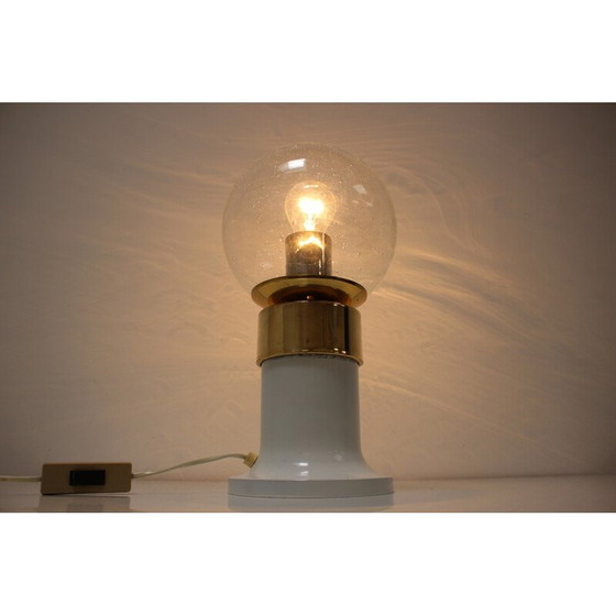 Image 1 of Mid Century Messing Tischlampe von Kamenicky Senov, Tschechoslowakei 1960er Jahre