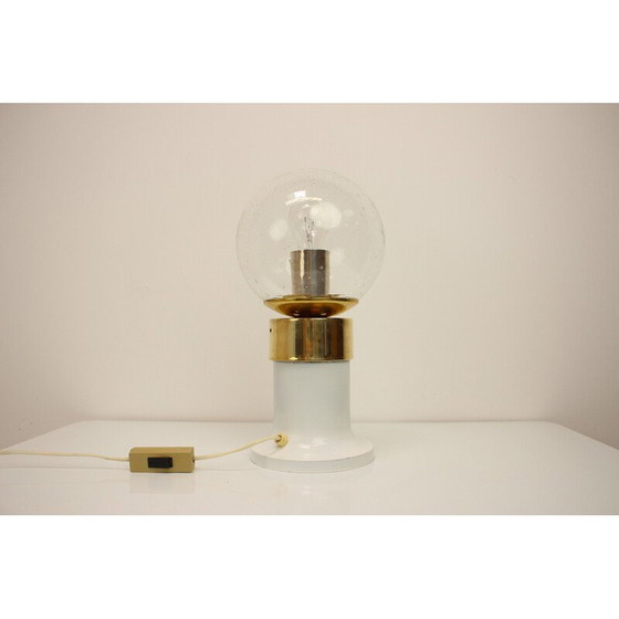 Image 1 of Mid Century Messing Tischlampe von Kamenicky Senov, Tschechoslowakei 1960er Jahre