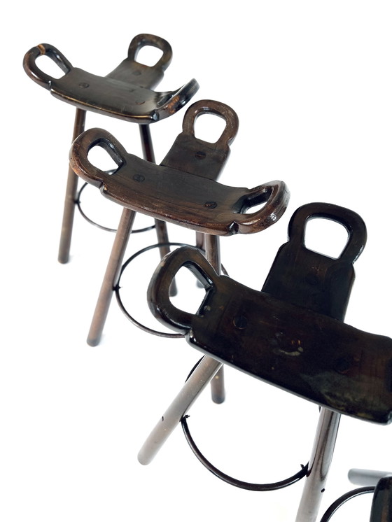 Image 1 of 4X Spanische Hocker, Sergio Rodriguez, Conoform