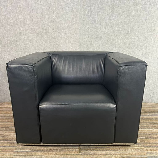 1X Cassina Blox Sessel aus Leder