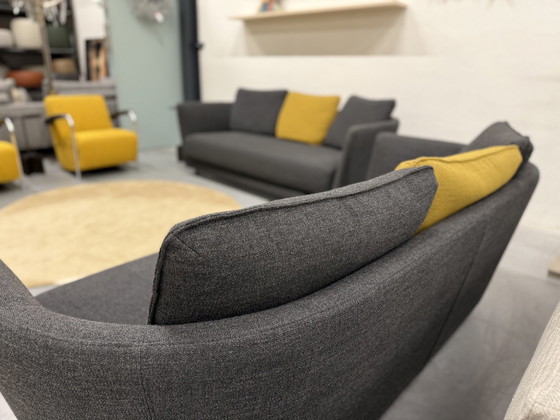 Image 1 of 2 Rolf Benz Tondo 3-Sitzer Sofa Set Anthrazit Stoff