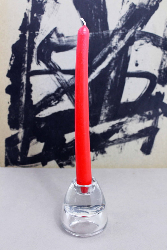 Image 1 of Umkehrbarer Kerzenhalter Aus Glas