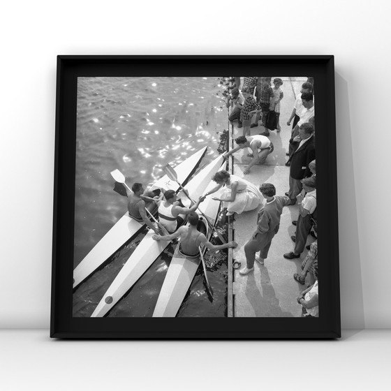 Image 1 of Historischer C Lamda Druck: Strijd Op De Bosbaan, Amsterdam 1958