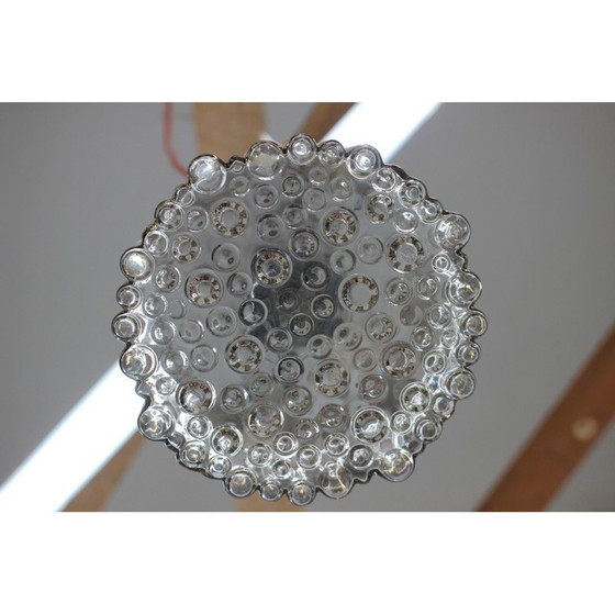 Image 1 of Vintage Chrom und Glas Pendelleuchte, Deutschland 1980er