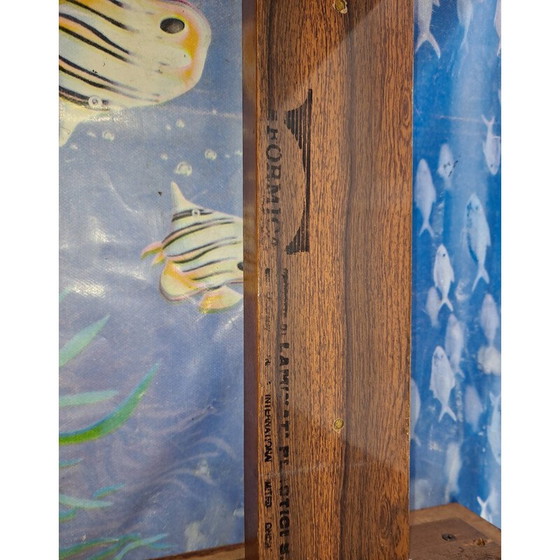 Image 1 of Mid Century Schreibtisch aus italienischem Formica, 1950er Jahre