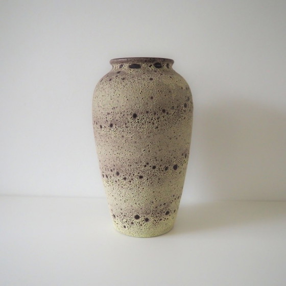 Image 1 of 1960S West-Deutschland Vase mit Lava-Glasur