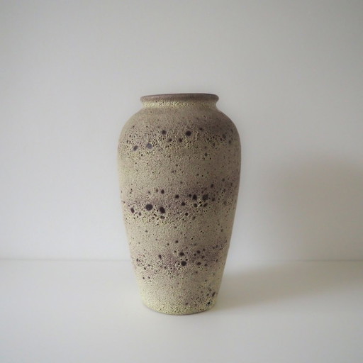 1960S West-Deutschland Vase mit Lava-Glasur