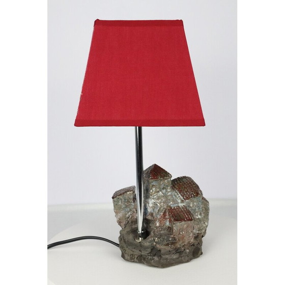 Image 1 of Alte Keramiklampe von Argans Michel, 1990