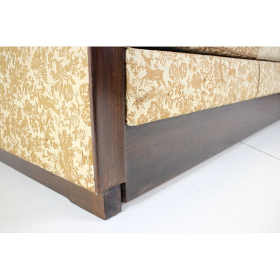 Image 1 of Vintage Art deco Dreisitzer-Sofa von Jindřich Halabala, Tschechoslowakei 1930er Jahre