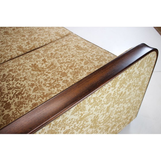 Image 1 of Vintage Art deco Dreisitzer-Sofa von Jindřich Halabala, Tschechoslowakei 1930er Jahre