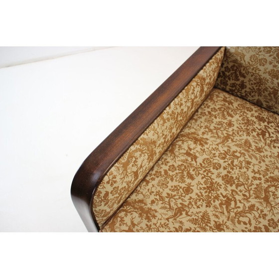 Image 1 of Vintage Art deco Dreisitzer-Sofa von Jindřich Halabala, Tschechoslowakei 1930er Jahre