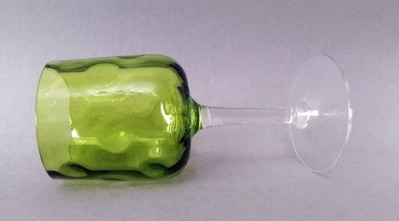 Image 1 of Paar Koloman Moser 'Meteor' Jugendstil Weingläser, Bakalowits 1899