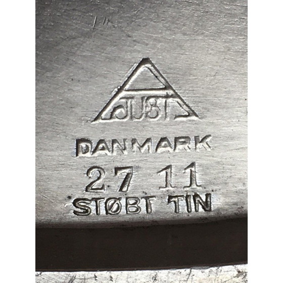 Image 1 of Paar alte dänische Kerzenhalter von Just Andersen, 1940er Jahre