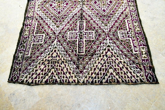 Image 1 of Marokkanischer Vintage-Marmoucha-Teppich 410 x 185 cm