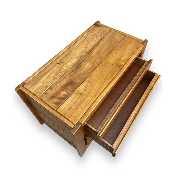 Image 1 of Vintage kommode aus massivem ulmenholz von Regain