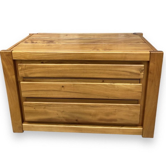 Image 1 of Vintage kommode aus massivem ulmenholz von Regain