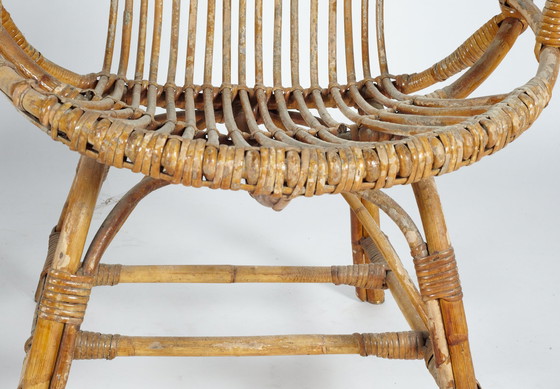 Image 1 of 2 X Rohé Stuhl Rattan