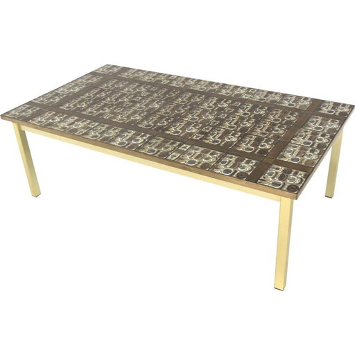 Vintage Keramik Couchtisch von Royal Copenhagen, Dänemark 1970