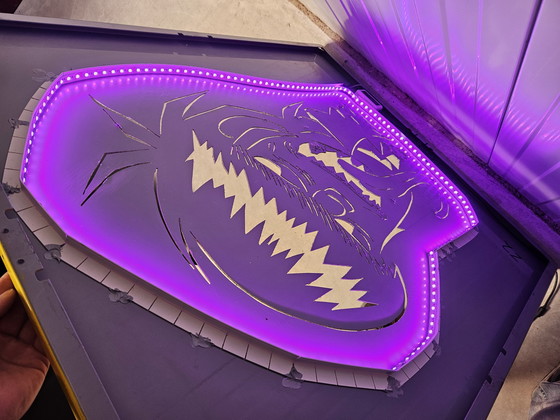 Image 1 of Gorillaz-Kunstwerk groß, beleuchtet