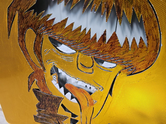 Image 1 of Gorillaz-Kunstwerk groß, beleuchtet