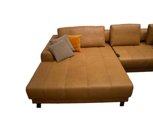 Ledersofa Mit Sitztiefenverstellung Ledercouch Lederecksofa Sofa Couch Schlafsofa