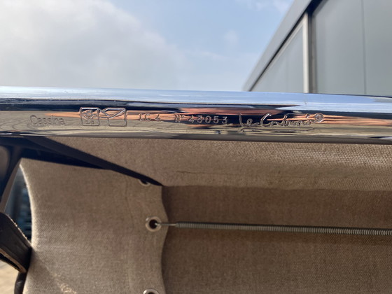 Image 1 of Cassina Lc4 Le Corbusier Chaise longue Écru Canvas ZGAN!!!