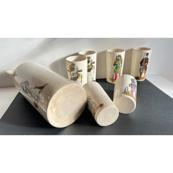 Image 1 of Vintage-Keramik-Orangeade-Set