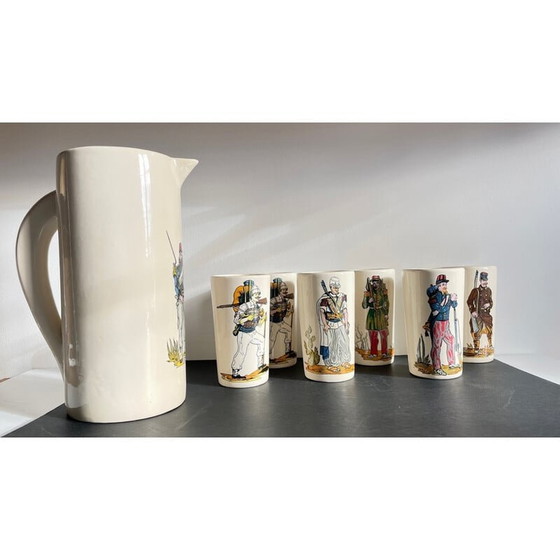 Image 1 of Vintage-Keramik-Orangeade-Set